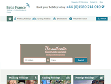 Tablet Screenshot of bellefrance.com